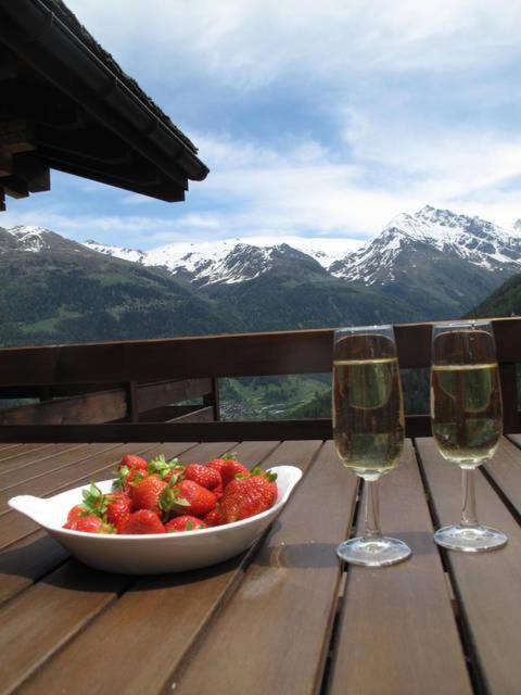 Villa Chalet Amos Grimentz Exterior foto